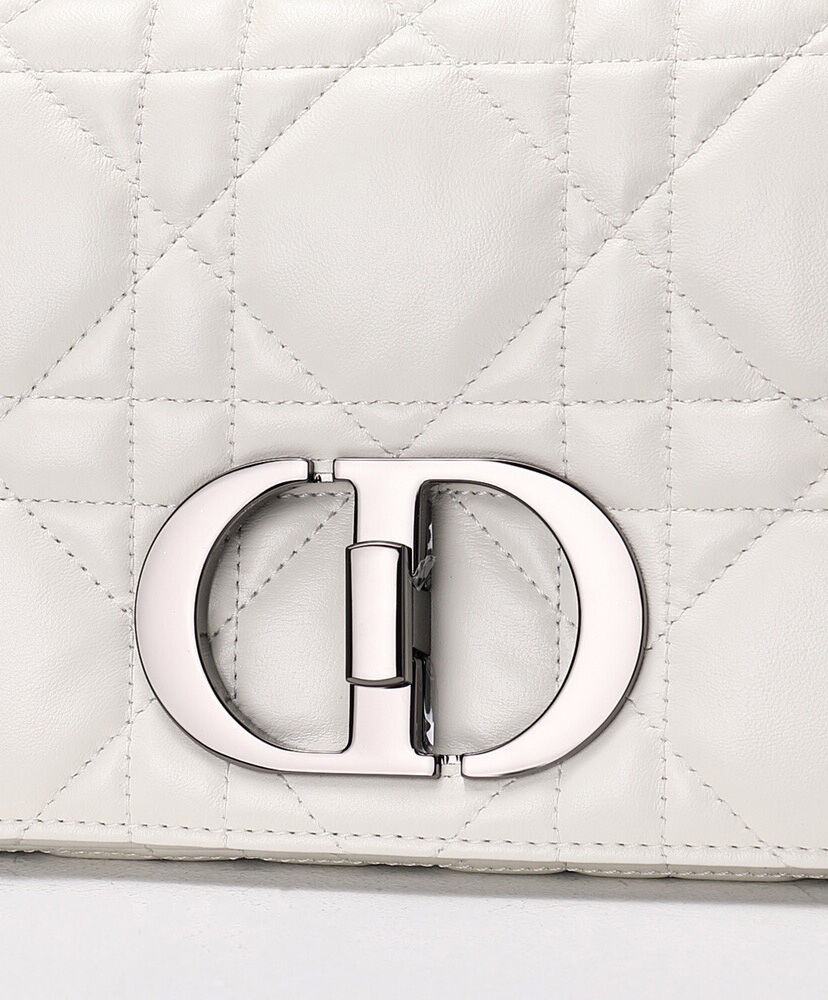 Christian Dior Small Dior Caro Bag Cream